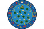 Carpets for Kids Hip Hop to the Top Frog and Numbers Learning Rug, Round