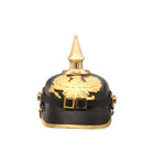 Benzara German Pickelhaube officer Imperial Prussian Helmet, Black and Gold
