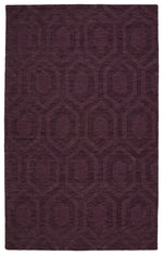 Kaleen Rugs Imprints Modern Collection IPM01-95 Purple Area Rug