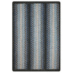 Homespice Decor 341792 20" x 30" Rectangular Indigo Ultra Durable Braided Slim