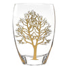 Badash CD828 Gold Tree of Life European Mouth Blown 12" Crystal Vase