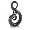 Badash J405 The Note - a Black & White Murano Style Art Glass Centerpiece H11"
