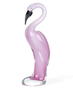 Badash J446 Murano Style Art Glass 13" Pink Flamingo