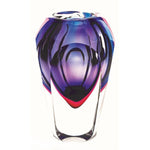 Badash J453 Essence Murano Style Art Glass Violet 9" Vase