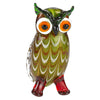 Badash J512 Murano Style Art Glass Wise Owl H 8"