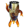 Badash J524 Murano Style Art Glass 13" Vase with a Face