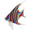Badash J527 Murano Style Art Glass 10" Rainbow Tropical Fish