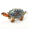 Badash J570 Firestorm Murano Style Art Glass Turtle L12 x 6 x 5"