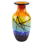 Badash J588 Allura Murano Style Art Glass Urn Shape 10.5" Decorative Vase
