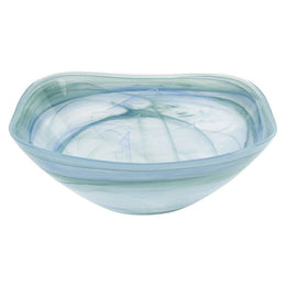 Badash P222 Aqua Blue Alabaster Glass 10
