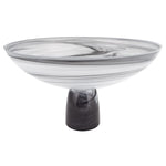 Badash P254 Milky Way Footed Alabaster Glass Centerpiece Bowl D11 x H5"
