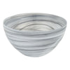 Badash P273 Gray Alabaster Glass 6" Round Salad or Candy Bowl