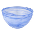 Badash P283 Blue Alabaster Glass 6" Round Salad or Candy Bowl