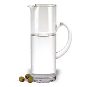 Badash S431 Celebrate Mouth Blown Glass Ice Tea, Martini or Water Pitcher H9.75