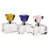 Badash YD369  Rainbow 3 pc Crystal Perfume Bottle Set