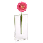 Badash YD379 Rita Handcrafted  Rectangle 8" Optical  Crystal Bud Vase