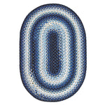 Homespice Decor 321220 20" x 30" Oval Juniper Ultra Durable Braided Rug