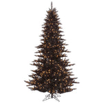 Vickerman 3' Black Fir Artificial Christmas Tree Warm White Dura-lit LED