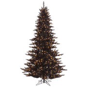 Vickerman 3' Black Fir Artificial Christmas Tree Warm White Dura-lit LED