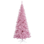 Vickerman 6.5' Pink Fir Slim Artificial Christmas Tree Unlit