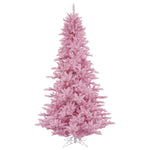Vickerman 7.5' Pink Fir Artificial Christmas Tree Unlit