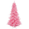 4.5' Pink Fir Artificial Christmas Tree Pink Dura-lit Incandescent Lights