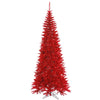 Vickerman 4.5' Tinsel Red Fir Slim Artificial Christmas Tree Unlit