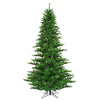 5.5' Tinsel Green Fir Artificial Christmas Tree Green Incandescent Lights