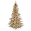 Vickerman 4.5' Champagne Fir Artificial Christmas Tree Warm White Dura-lit LED