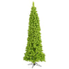 Vickerman 9' Unlit Flocked Lime Slim Fir Artificial Christmas Tree