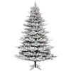 Vickerman 9' x 66" Flocked Kiana Artificial Christmas Tree Unlit
