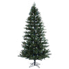 6.5' x 42" Kamas Fraser Fir Artificial Christmas Tree Multi-colored Dura-Lit LED