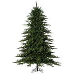 4.5' x 32" Kamas Fraser Fir Artificial Christmas Tree Warm White Dura-lit LED