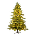 4.5'x47" Kamas Artificial Xmas Tree featuring 750 Warm White Low Voltage PE/PVC