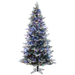 5.5'x38" Kamas Fraser Artificial Xmas Tree Multi-color Dura-Lit LED Mini Light