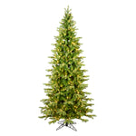 7.5' x 44" Balsam Spruce Slim Artificial Christmas Tree Warm White Dura-lit LED
