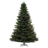 4.5' x 36" Balsam Spruce Artificial Christmas Tree Multi-colored Dura-Lit LED