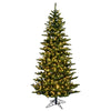 Vickerman 4.5' x 33" Slim Natural Fraser Fir Tree Warm White Dura-lit LED