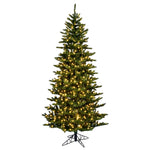 Vickerman 8.5' x 50" Slim Natural Fraser Fir Tree Warm White Dura-lit LED