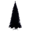 Vickerman 4.5' x 25" Flocked Black Fir Slim Artificial Unlit Christmas Tree