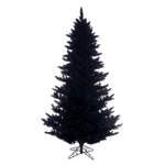 Vickerman 5.5' x 43" Flocked Black Fir Artificial Unlit Christmas Tree