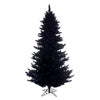 Vickerman 4.5' x 35" Flocked Black Fir Artificial Unlit Christmas Tree