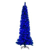 9' x 43" Flocked Turquoise Fir Artificial Pre-lit Christmas Tree Turquoise LED