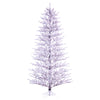 Vickerman 5.5' x 38" Flocked Slim Pistol Pine Artificial Unlit Christmas Tree