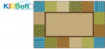 Carpet For Kids KIDSoft Pattern Blocks - Nature Rug
