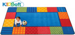 Carpet For Kids KIDSoft Pattern Blocks - Primary Rug