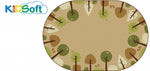 Carpet For Kids KIDSoft Tranquil Trees - Tan Rug