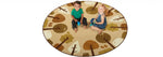 Carpet For Kids KIDSoft Tranquil Trees - Tan Rug