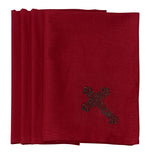 HiEnd Accents Cross Napkin (Set of 4)