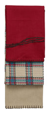 HiEnd Accents 3-pc Barbwire Kitchen Towel Set Red